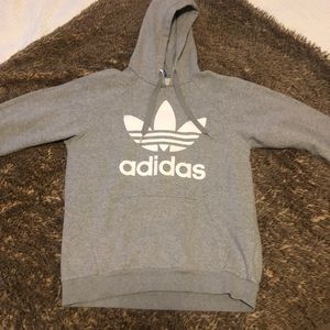 grey adidas sweatshirt